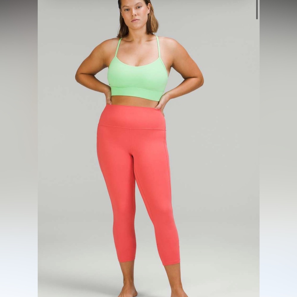 81. Lululemon $128 Align High-Rise Pant with Pockets 25"
Pale Raspberry 12